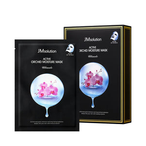 JM SOLUTION Active Orchid Moisture Mask Ultimate (30ml x 10) 제이엠솔루션 액티브 오키드 모이스처 마스크 얼티밋 活性兰花保湿面膜(极致版)