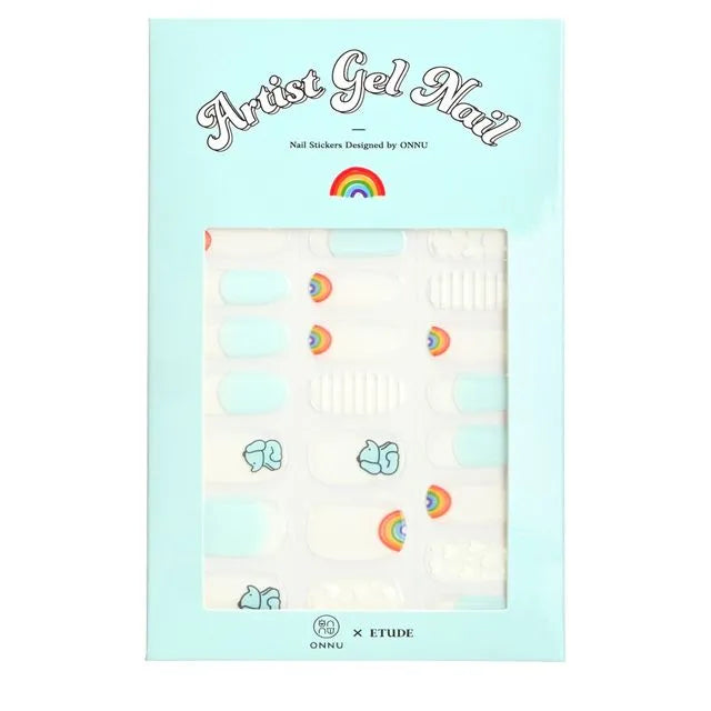 ((Crazy Clearance))ETUDE HOUSE Artist Gel Nail Sticker - ONNU x ETUDE No. 6 (1 set) 愛麗小屋玩色美甲凝膠指甲貼紙 #6