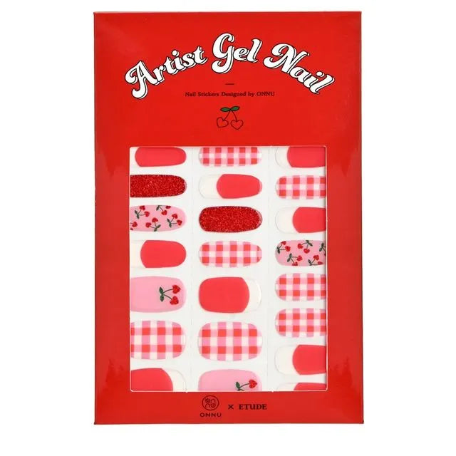 ((Crazy Clearance))ETUDE HOUSE Artist Gel Nail Sticker - ONNU x ETUDE No. 2 (1 set) 愛麗小屋玩色美甲凝膠指甲貼紙 #2