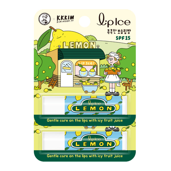 ROHTO Lipice Kkkim Lip Balm Lemon (3.5g) 樂敦 Kkkim果汁潤唇膏檸檬