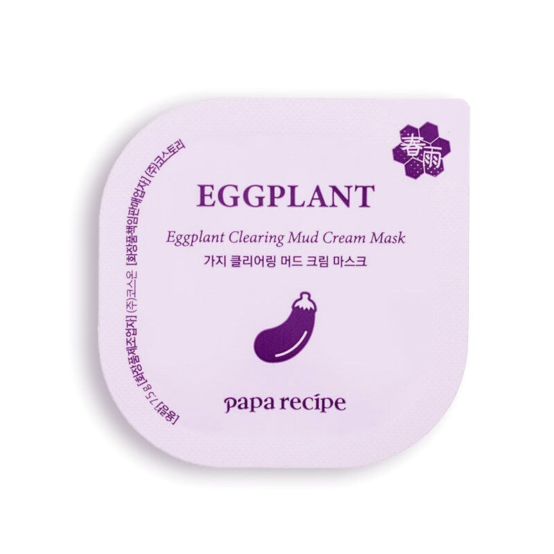 ((Crazy Clearnce))PAPA RECIPE Eggplant Mud Cream Mask (1 pc) 春雨茄子泥膜-Expiry date 2022.4.25 & 2023.04.23