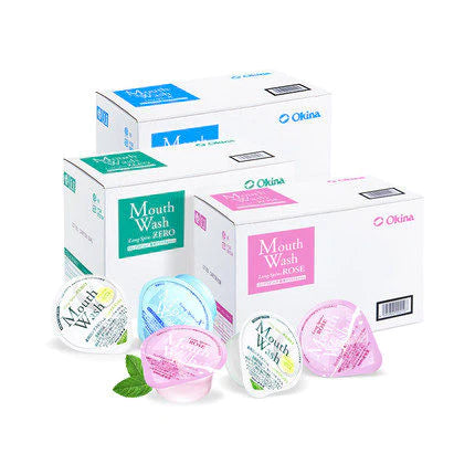 Say goodbye to bad breath with OKINA Long Spin Mouth Wash