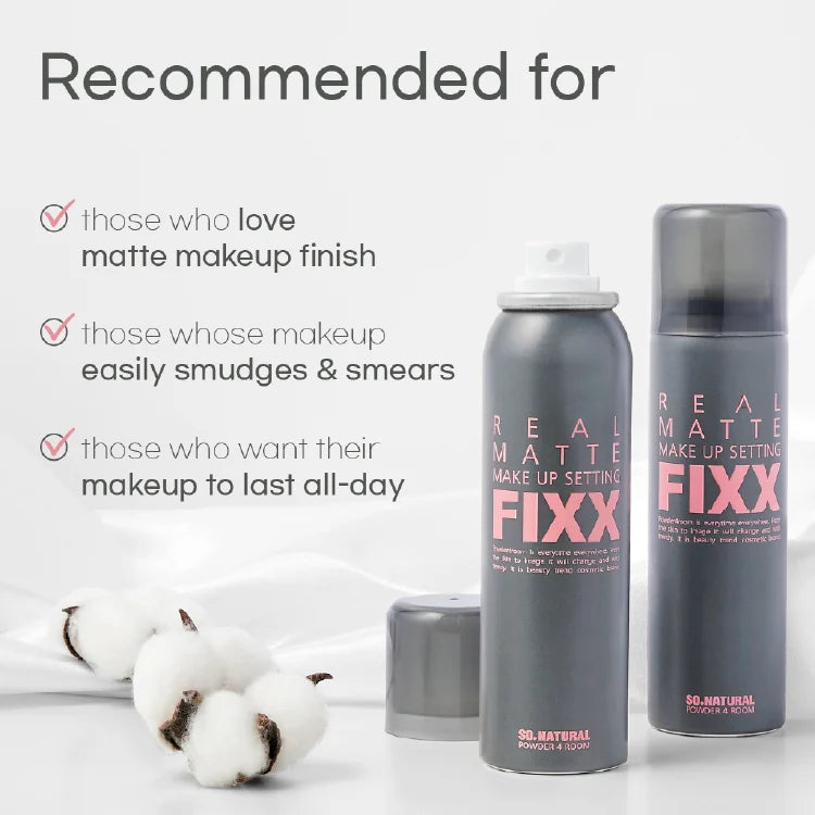 FIXX Real Matte Make Up Setting- Can (75ml)