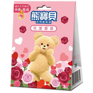 SNUGGLE Flower Fragrance Clothing Fragrance Bag (7gx3pack) 熊寶貝花漾香氛衣物香氛袋 (3 包入)