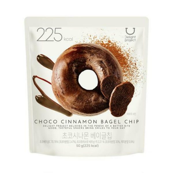 DELIGHT PROJECT Choco Cinnamon Bagel Chip 딜라이트 프로젝트 초코시나몬 베이글칩