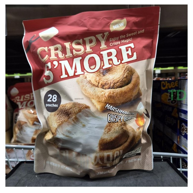 Crispy S,more (238g)低糖低卡棉花糖餅 BBD. 2027.04