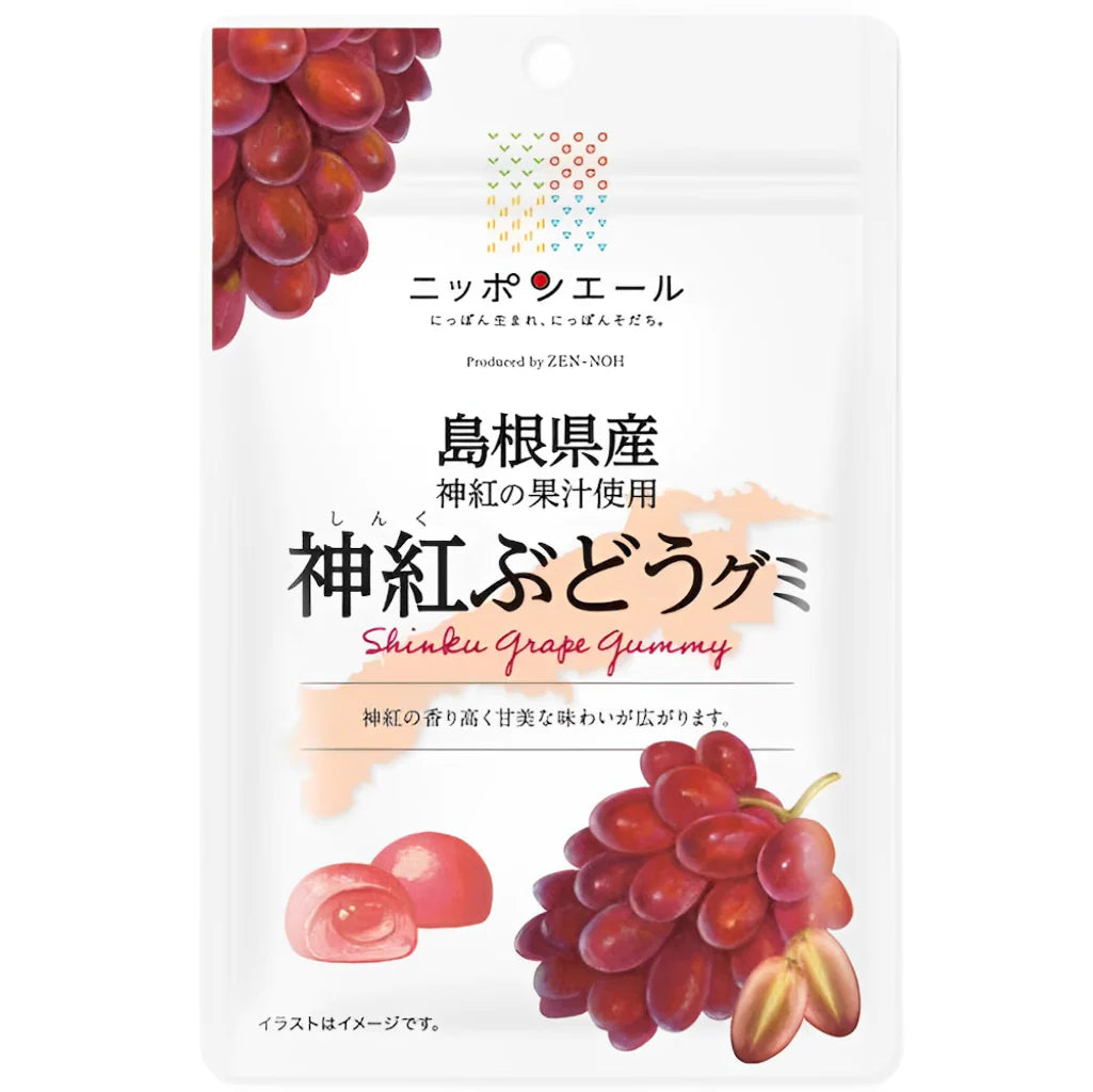 ZEN-NOH Shinku Grape Gummy (40g) 岛根县 Shinku 葡萄软糖水果軟糖  BBD. 2025.06.16