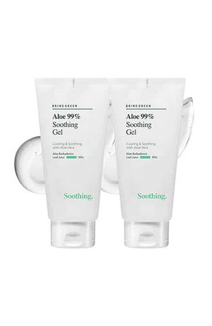 BRING GREEN Aloe 99% Soothing Gel 300mL Duo Set 브링그린 알로에99%수딩젤더블기획(300mL*2ea)