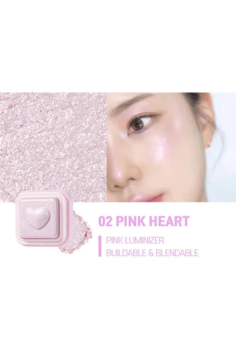 COLORGRAM Milk Bling Heartlighter- 02 Pink Heart