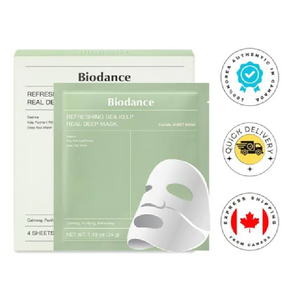 BIODANCE Refreshing Sea Kelp Real Deep Mask (34g x 4pcs)