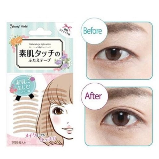 BEAUTY WORLDS Natural Eye Tape Double Tape (30 pairs) BEAUTY WORLDS自然双眼皮贴 (30 组)