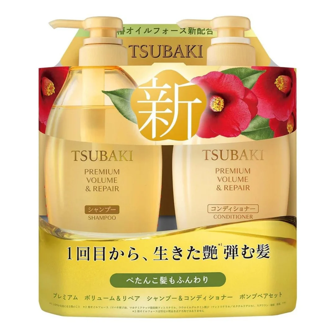 TSUBAKI Premium Volume And Repair Shampoo + Conditioner