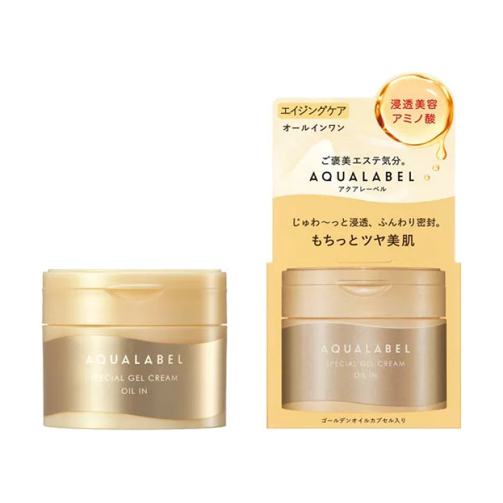 SHISEIDO Aqua Label Special Gel Cream- Oil In (90g) 資生堂 水之印五合一高機能緊緻抗老蜂皇面霜