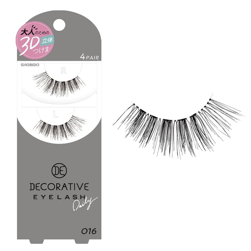 DECORATIVE Eyelash 016 (4 pairs) デコラティブアイラッシュ 016