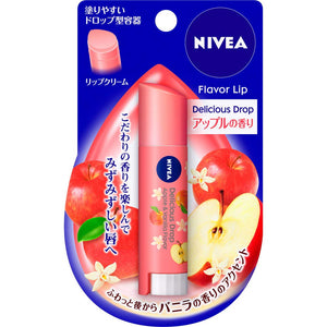 NIVEA Delicious Drop Lip Cream- Apple & Vanilla (3.5g) ニベア　フレーバーリップ　デリシャスドロップ　アップル