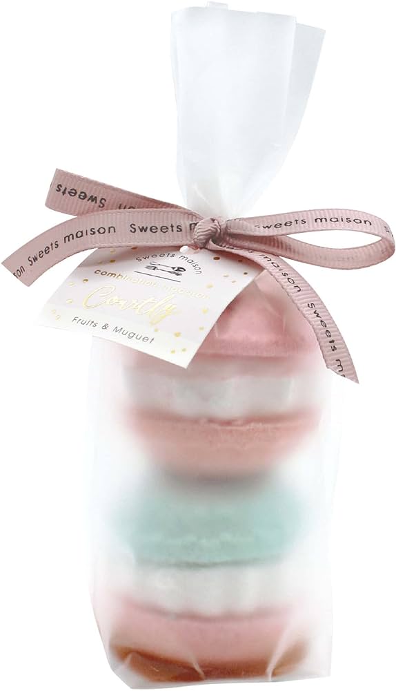 ((BOGO for $1)) SWEETS MAISON Combination Macaron Fizz Courtly 2P Fruits & Muget (50g x 2)