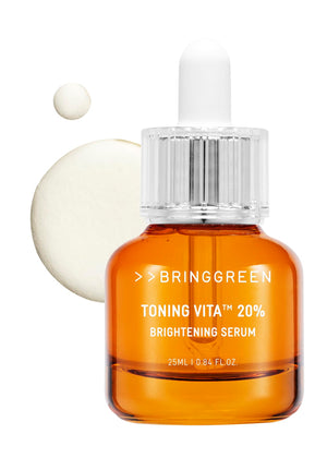 BRING GREEN Toning Vita 20% Brightening Serum (25ml) 브링그린 토닝비타™ 20%  빛 세럼