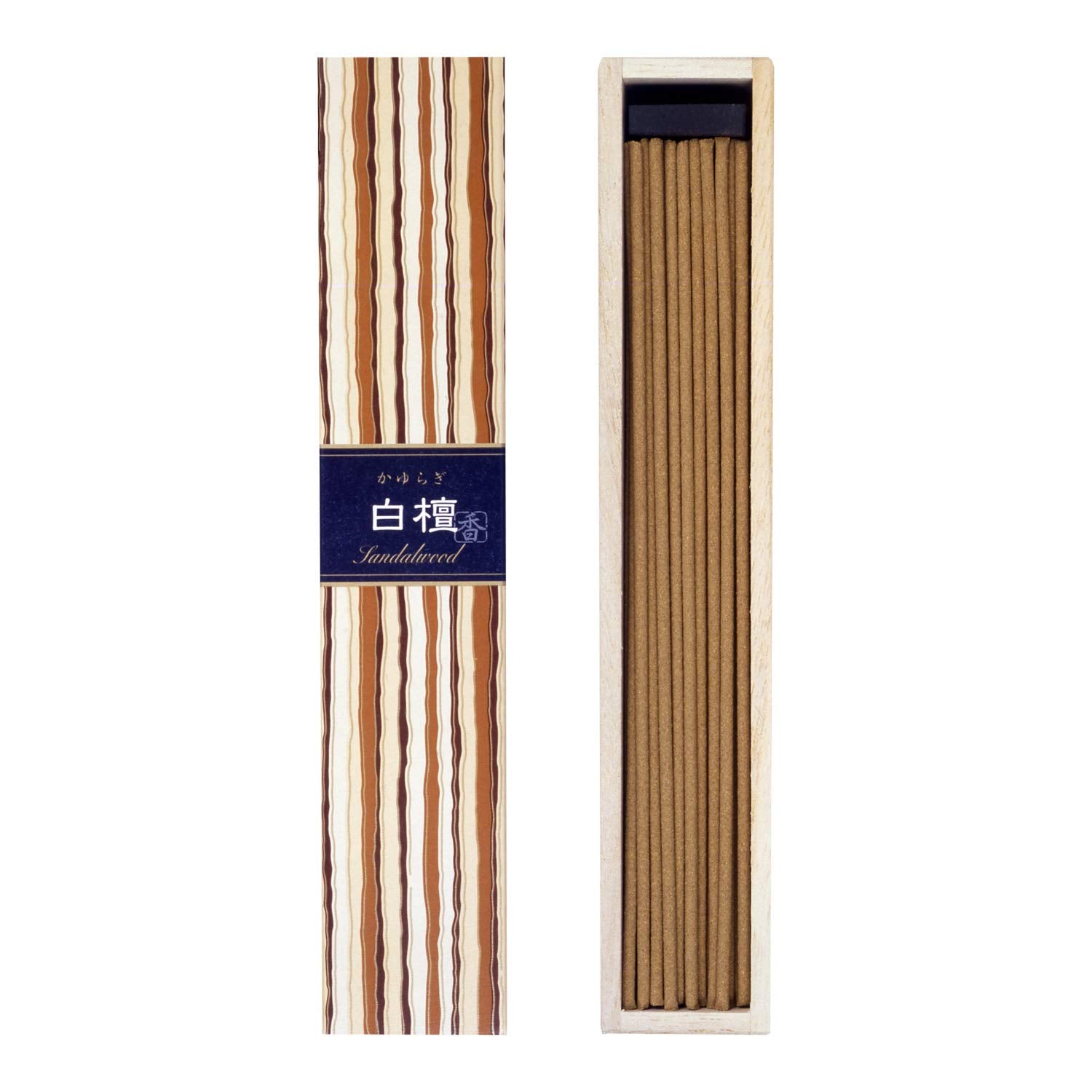 NIPPONKODO Incense Kayuragi Sandalwood Sticks (40pcs)