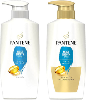 P & G Pantene Moist Smooth Care- Shampoo + Conditioner- Moisture (270ml +270g) パンテーン モイストスムースケア お試しポンプ 2ステップ