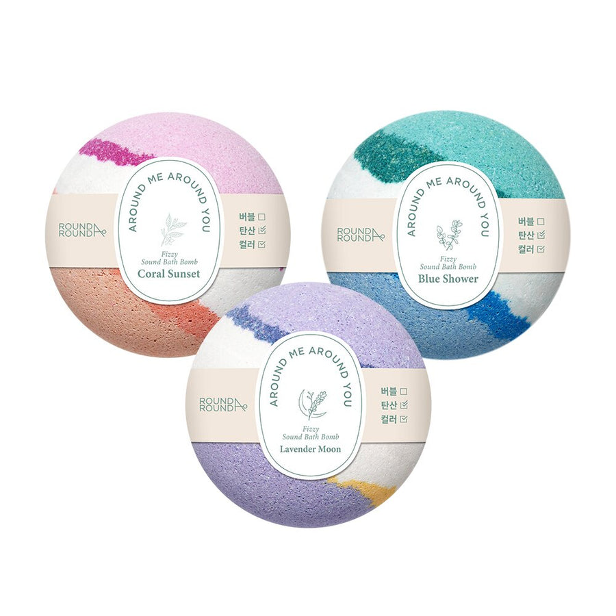 ((BOGO)) ROUND A' ROUND Fizzy Sound Bath Bomb