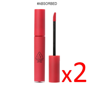 ((Buy 2 for $10.99))3CE Velvet Lip Tint #Absorbed 3 CONCEPT EYES 絲絨唇釉西瓜紅 EXP:2023.05.16
