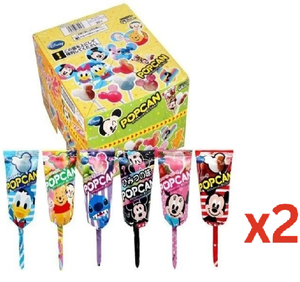 2 of GLICO Popcan Disney Soda Lollipop (30 pcs) 格力高米奇頭棒棒糖 (30 支)x2 Expiry Date:2024.06