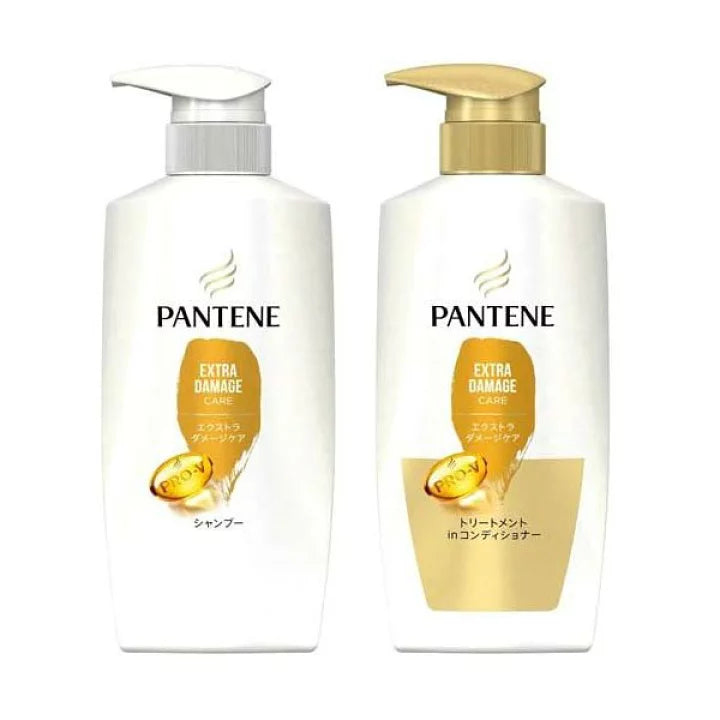 P & G Pantene Extra Damage Care- Shampoo + Conditioner- Moisture (270ml +270g) パンテーン エクストラダメージケア お試しポンプ 2ステップ