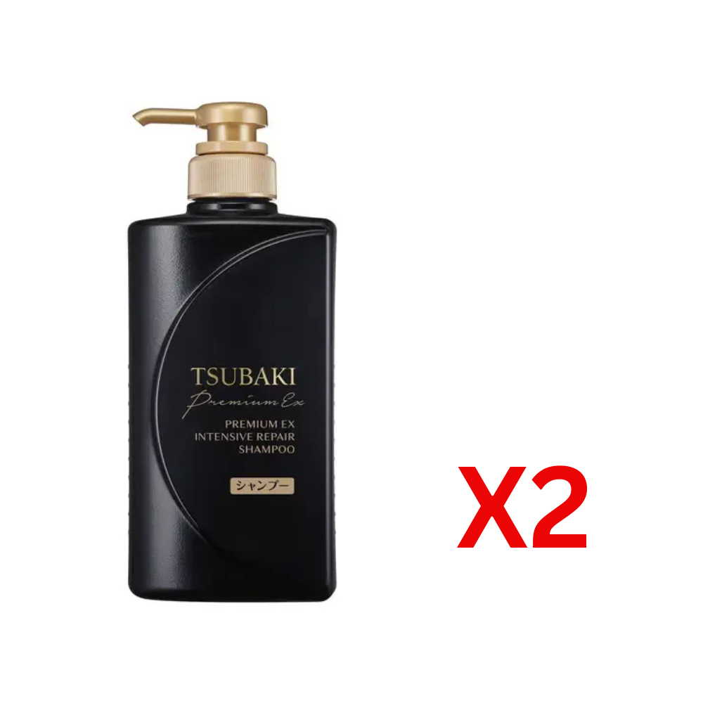 ((BOGO FREE)) SHISEIDO Tsubaki Premium Intensive Repair Shampoo (490ml) プレミアムEX インテンシブリペア シャンプー