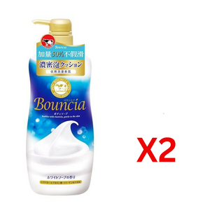 ((BOGO FREE))((exclusive offer))COW BOUNCIA Body Wash +50% (750ml)牛乳石鹼共进社 BOUNCIA浓密泡沫沐浴乳牛奶花香