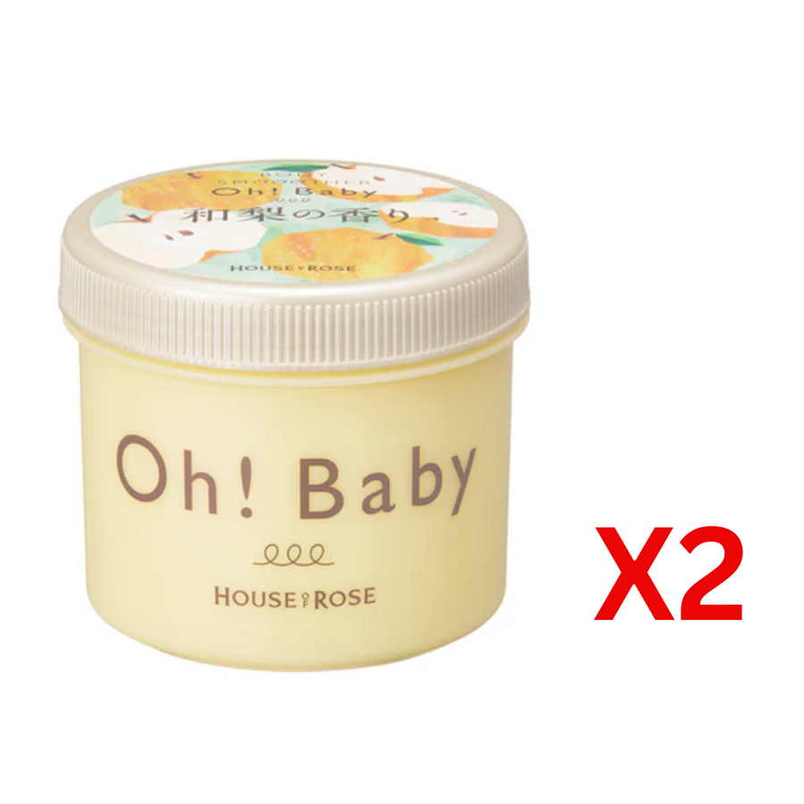((BOGO FREE)) HOUSE OF ROSE Oh Baby Body Scrub WN- Japanese Pears Scent (350g) 身體磨砂- 和梨之香