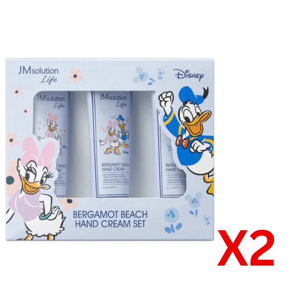 ((BOGO FREE)) JM SOLUTION x DISNEY Bergamot Beach Hand Cream Set- Donald Duck (50ml x 3)