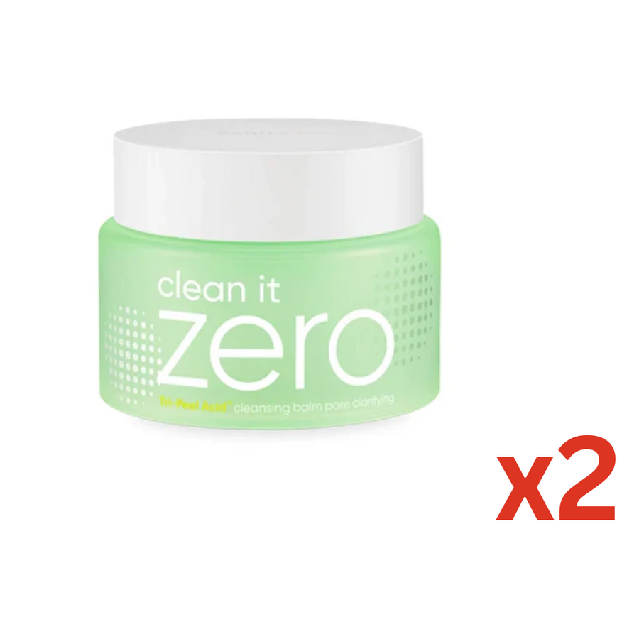 ((Crazy Clearance))BANILA CO. Clean It Zero Cleansing Balm Tri- Peel Acid (100ml)  巴蘭妮緻柔卸妝膏(綠色– 角質護理痘痘肌)