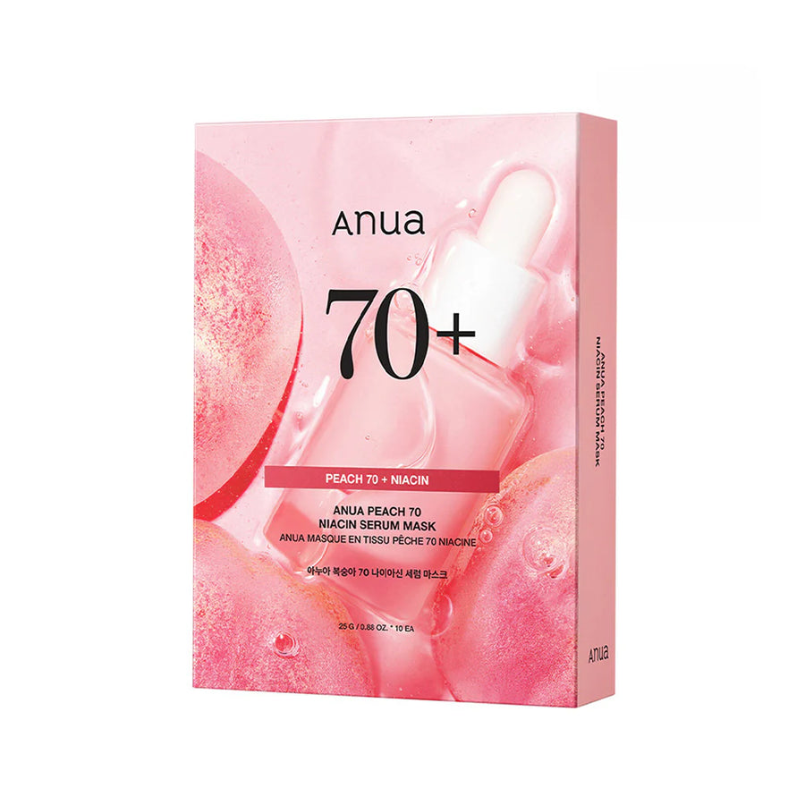 ANUA Peach 70 Niacin Serum Mask (10pcs)