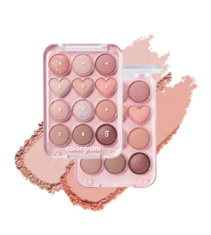 COLORGRAM Pin Point Eyeshadow Palette- 01 Peach+Coral=♥