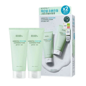 ROUND A' ROUND Greentea Moisture Cleansing Foam (200ml x 2)