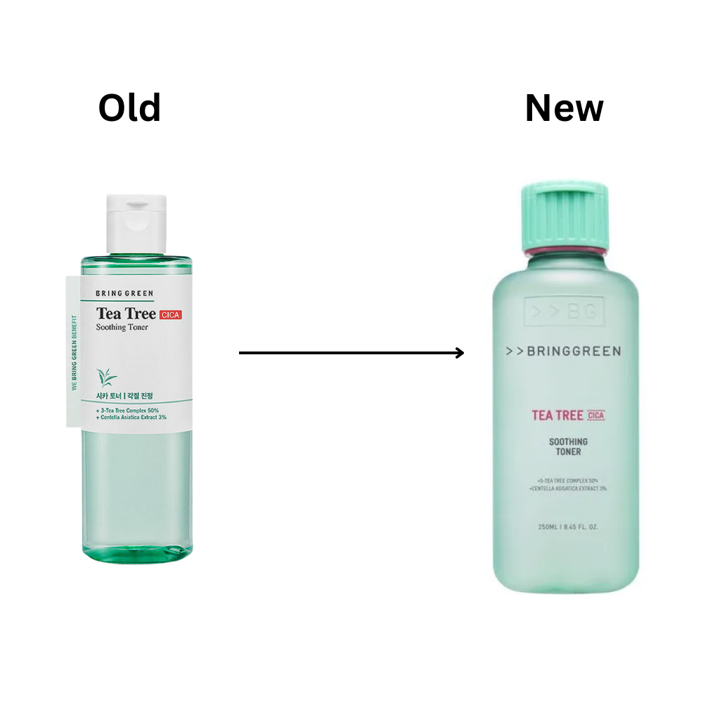 BRING GREEN Tea Tree Cica Soothing Toner (250ml) 브링그린 티트리시카수딩토너