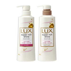 LUX Super Rich Shine Shampoo + Conditioner- Moisture (400g x 2)