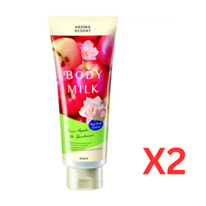 ((BULK SALE)) AROMA RESORT Body Milk- Fine Apple & Gardenia (200g) ｱﾛﾏﾘｿﾞｰﾄBﾐﾙｸ ｱｯﾌﾟﾙG