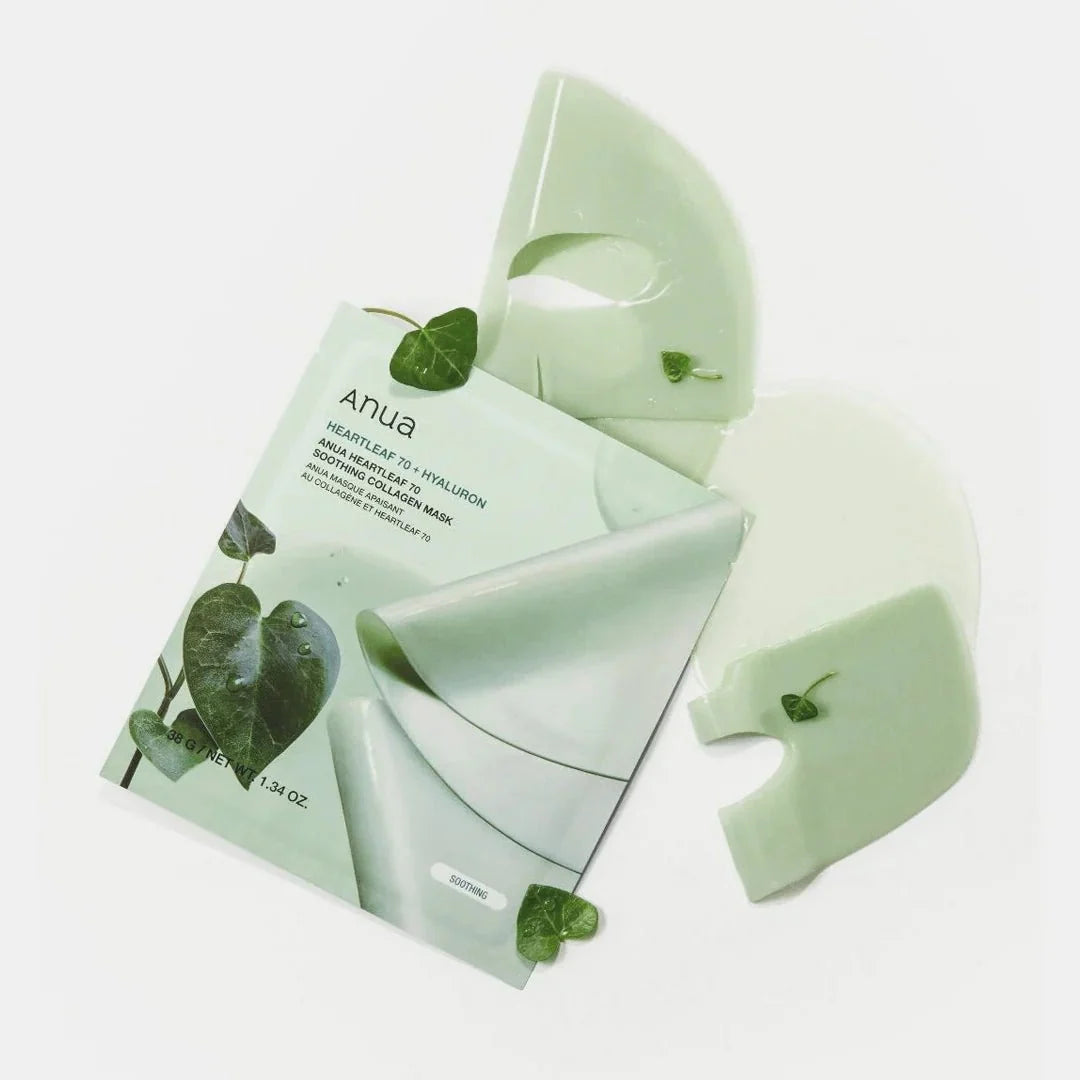 ANUA Heartleaf 70 Soothing Collagen Mask (38g x 4pcs)