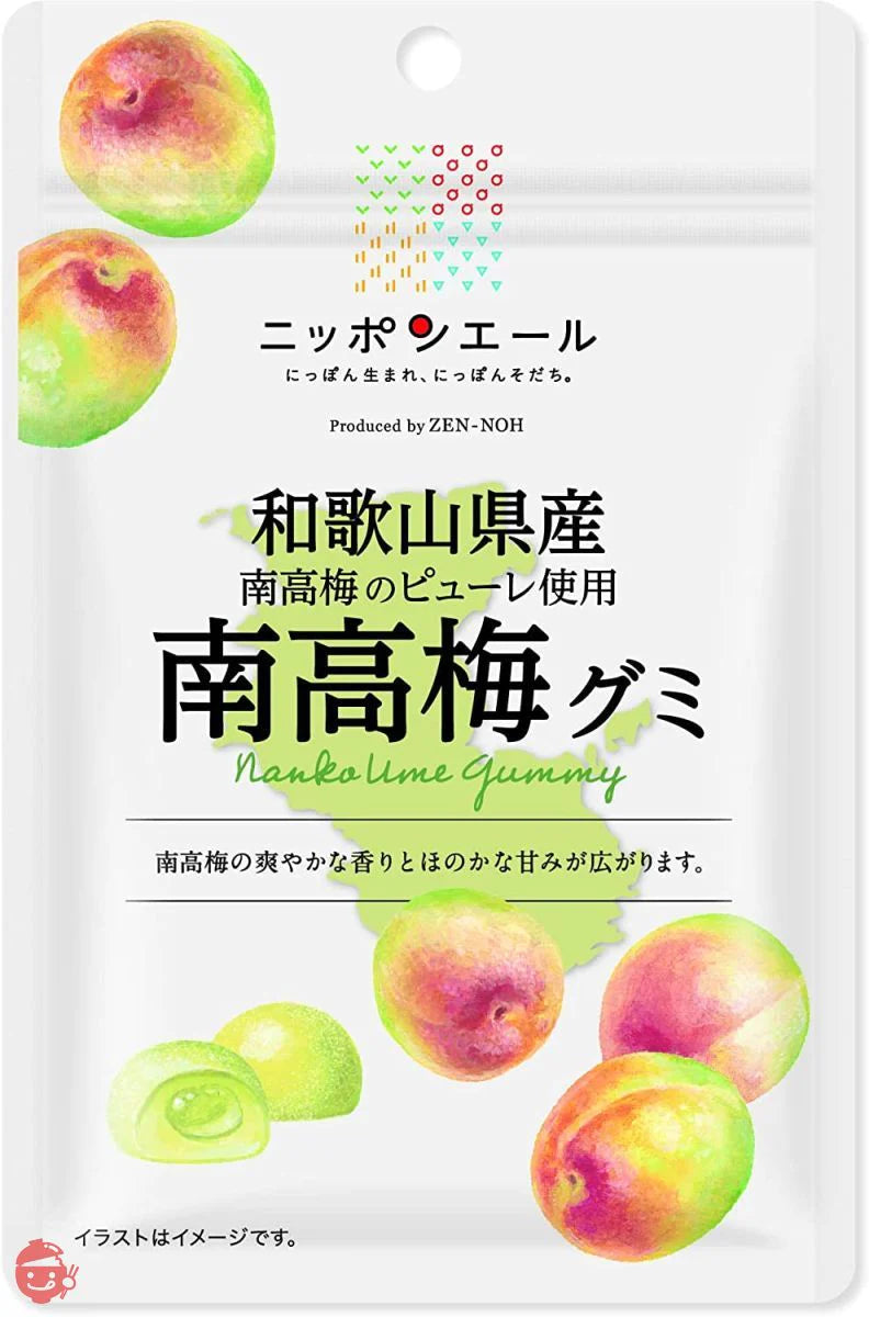 ZEN-NOH Nanka Ume Gummy (40g)  和歌山縣產南高梅水果軟糖 BBD:2025.06.27