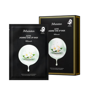 JM SOLUTION Active Jasmine Tone Up Mask Ultimate (30ml x 10) 제이엠솔루션 액티브 자스민 톤 업 마스크 얼티밋 活性茉莉花提亮面膜（极致版）