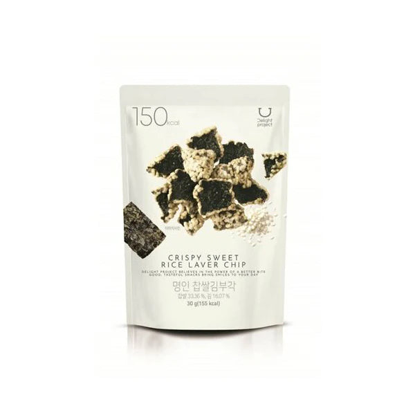 DELIGHT PROJECT Crispy Sweet Rice Laver Chip (30g/ 150 kcal)