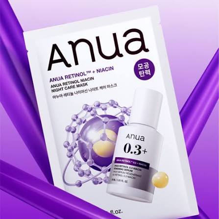 ANUA Retinol Niacin Night Care Mask (24ml)