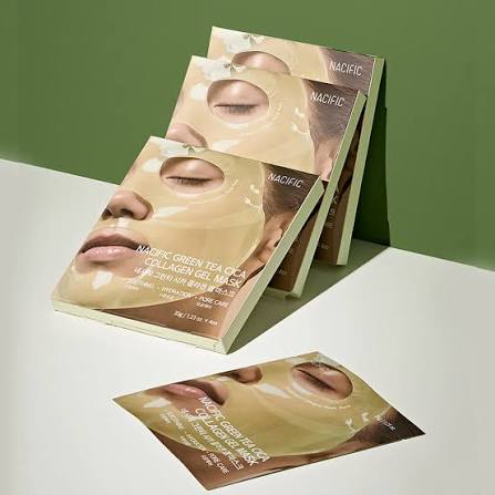 NACIFIC Green Tea Cica Collagen Gel Mask (4ea)