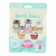 SHOBIDO Mofusand Bath Ball- Melon Fragrance (75g)