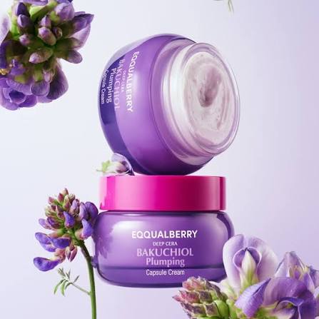 EQQUALBERRY Bakuchiol Plumping Capsule Cream (50ml)