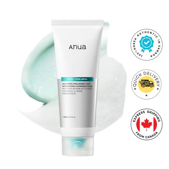 ANUA PDRN Hyaluronic Acid Moisturizing Cleansing Foam (150ml)