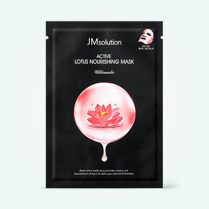 JM SOLUTION Active Lotus Nourishing Mask Ultimate (30ml x 10) 제이엠솔루션 액티브 연꽃 너리싱 마스크 얼티밋 活性莲花滋养面膜（极致版）
