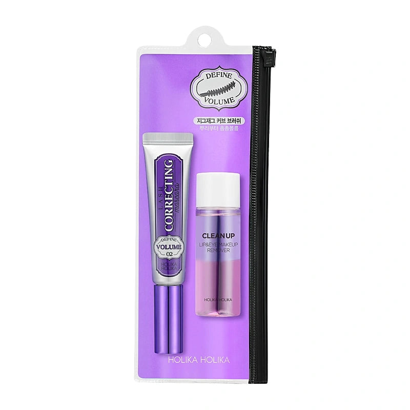 HOLIKA HOLIKA Lash Correcting Mascara- 02 Define Volume (Mascara + Remover)