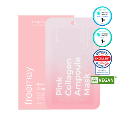 FREEMAY Pink Collagen Ampoule Mask (27ml x 10)